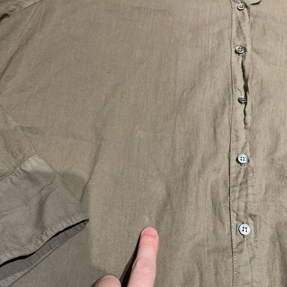 XÍRENA | Olive Green Button Up Beau Shirt - Picture 8 of 15